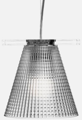 Kartell Lampa Wisząca Light-Air transparentna kryształowa - 9130-B4