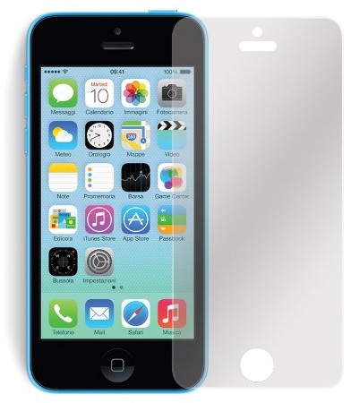 APPLE Phonix IP5CSP2 Bildschirmschoner für iPhone 5C (2 Stück)