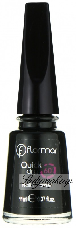 Flormar Quick dry 60 Nail Enamel - Szybkoschnący lakier do paznokci-QD06 - FIERY RED FL-QD06