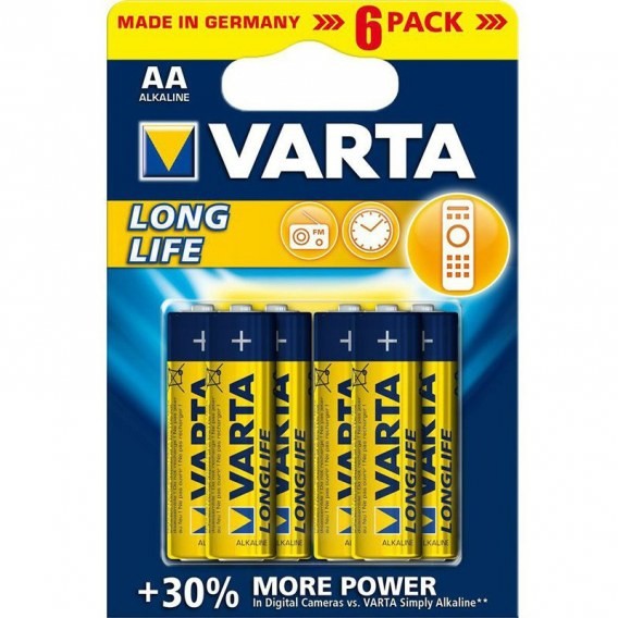 Varta Bateria LR6 AA Long Life Alkaline (6 szt.)