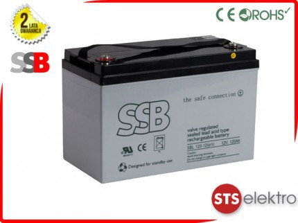 SSB Akumulator AGM SBL 120-12i(sh) 120Ah 12V M8
