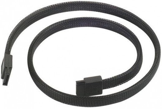 Silverstone Kabel do dysku 3 - 0.5 m opływowy - czarny SST-CP08