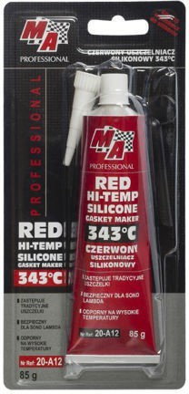 Moje Auto czerwony uszczelniacz silikonowy 343 C - 85g 20-A12