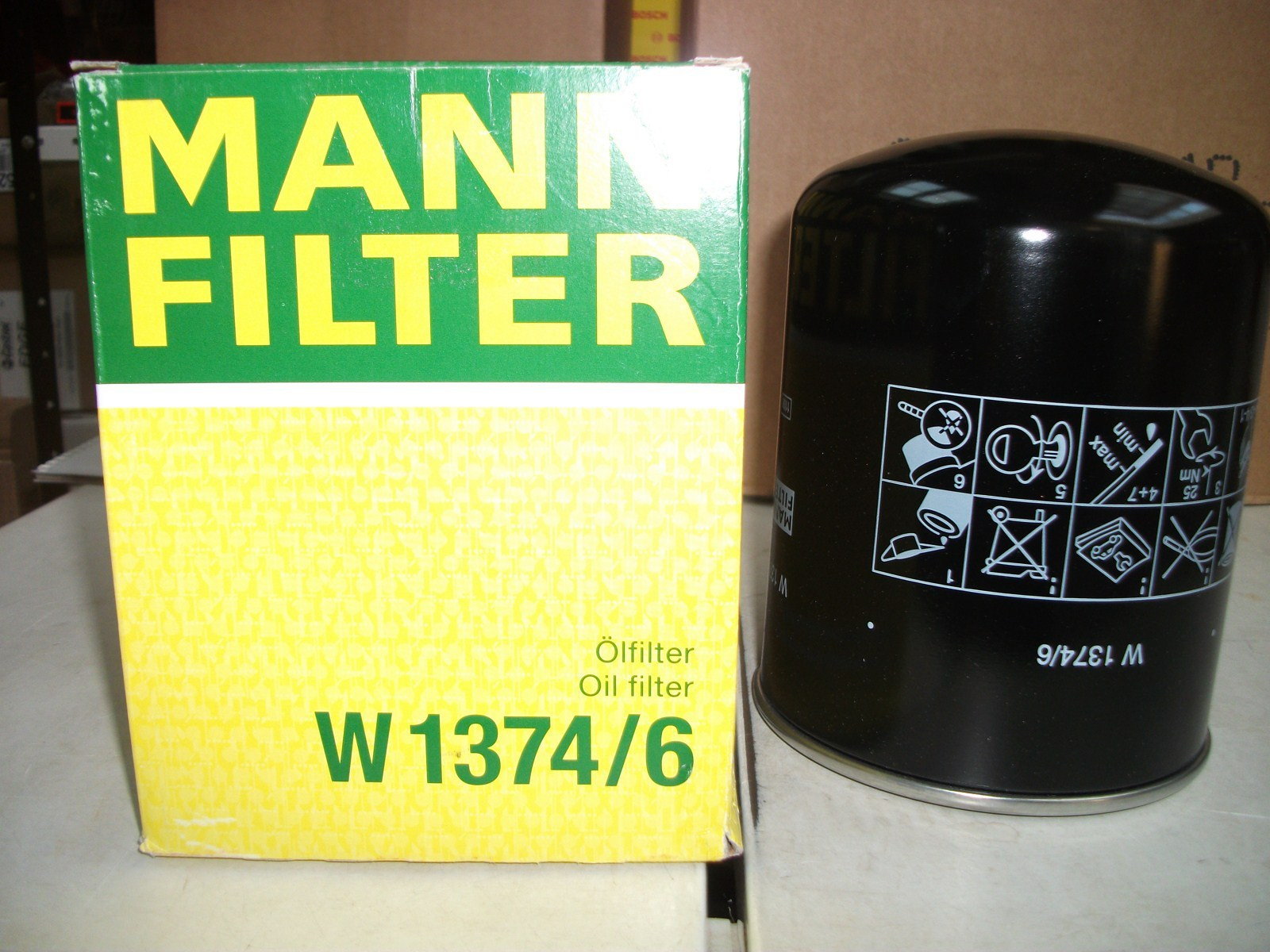 MANN W1374/6 FILTR, HYDRAULIKA STEROWNICZA DEUTZ FAHR