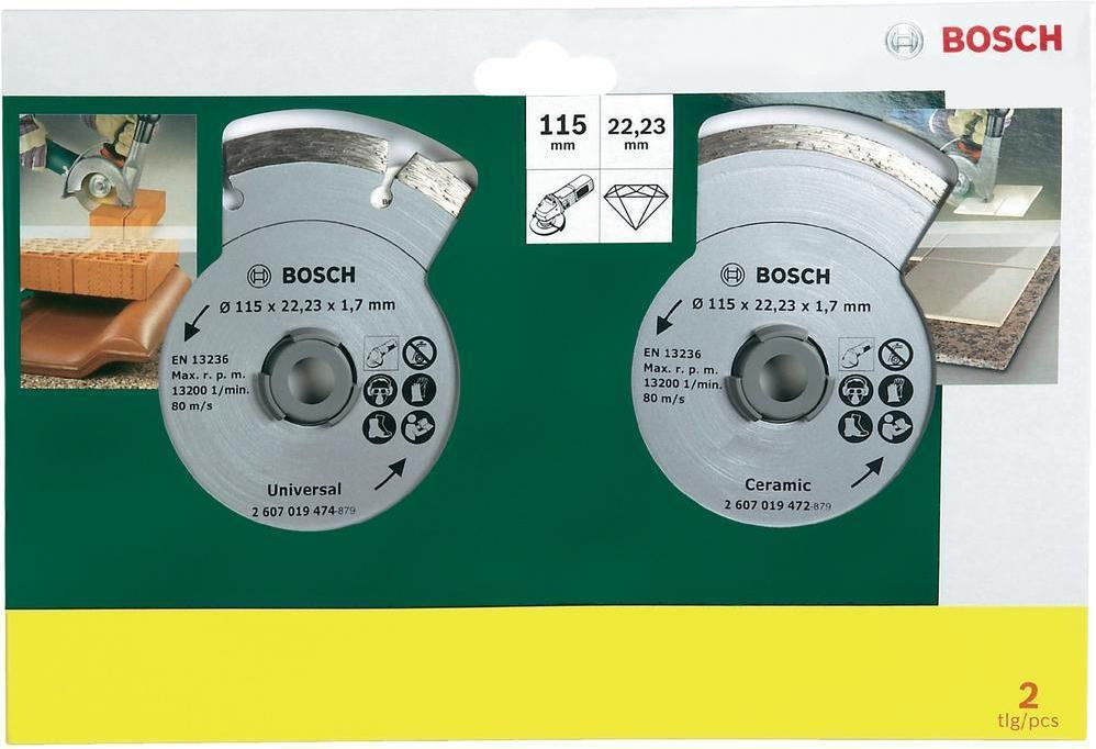 Bosch Tarcze diamentowe TS 115 mm 2 szt.