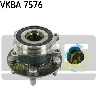 SKF Zestaw łożysk koła VKBA 7576