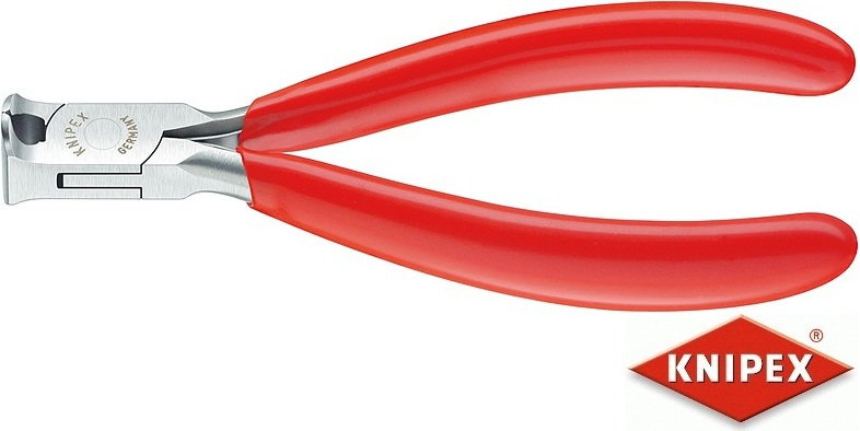Knipex szczypce tnące czołowe dla elektroników, PCW (64 01 115)