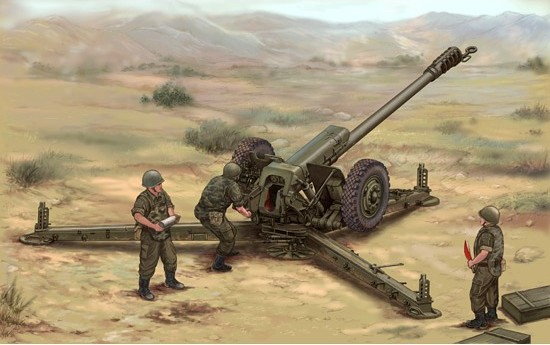 Trumpeter Soviet D30 122mm Howitzer 02329