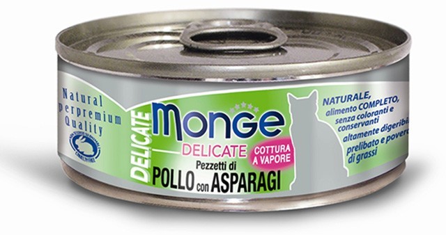 Monge Delicate Kurczak Ze Szparagami 80G