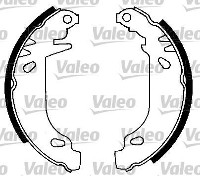 VALEO szczeki hamulcowe 562040 562040