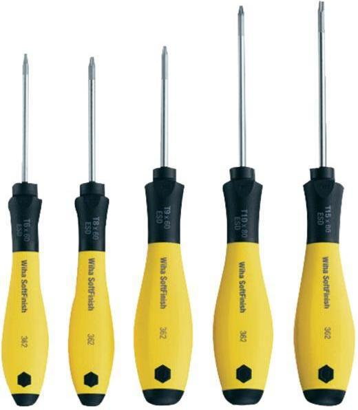 Wiha Śrubokręty Torx ESD 5 szt. zestaw (27253)