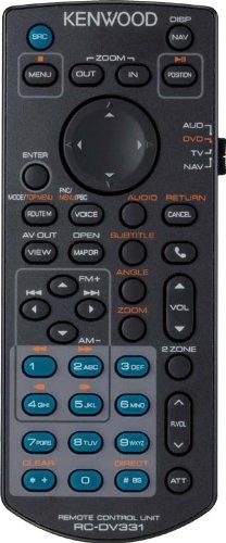 Kenwood KNA-rcdv 331 pilotowi zdalnego sterowania na podczerwień Czarny 0019048187932