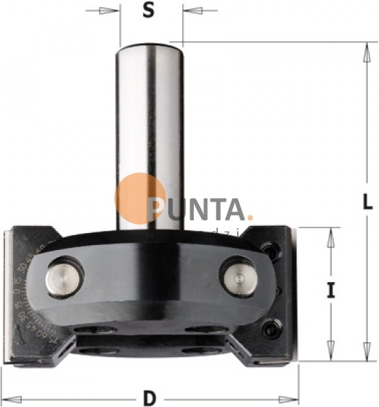 CMT REGULOWANY FREZ TRZPIENIOWY FAZUJĄCY DO CNC 1 663.201.11