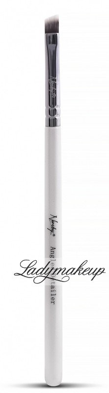 Nanshy Angled Detailer - Pędzel do eyelinera i brwi - EB-02 (Pearlescent White