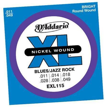 DAddario struny do gitary elektrycznej XL Electric Nickel Wound EXL115 .11- .49