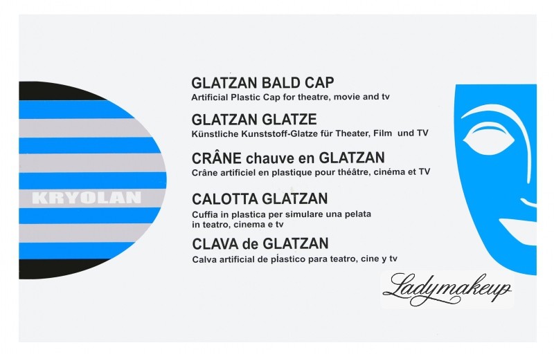 KRYOLAN GLATZAN BALD CAP - Łysina z Glatzanu - ART. 2500 - L KR2500-L