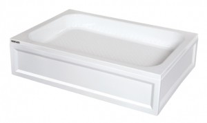 Sanplast 625-010-0320-01-000 Obudowa brodzika OBa/CL 80x100x15 biew biały EW