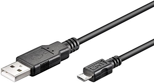 Wentronic Przewód USB 2.0 Hi-Speed; USB Micro-B 015 Czarny 0.15 m