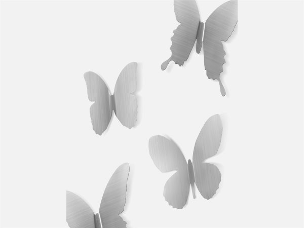 Umbra Dekoracja ścienna Mariposa (9/Set) srebrna 470789-410
