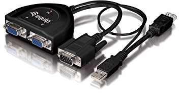 Equip przewód VGA Splitter, 2-Port czarny 4015867130452