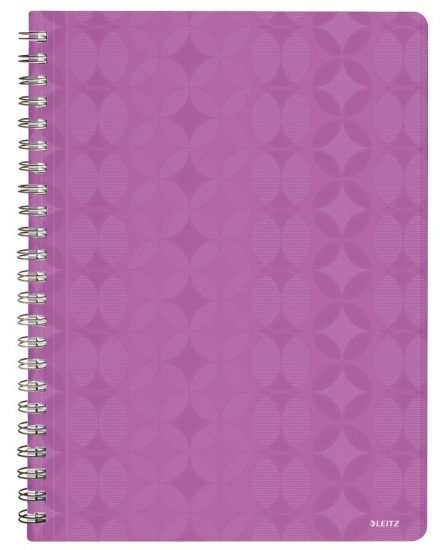 Leitz NOTATNIK A4 Retro Chic fioletowy w kratkę 45910065