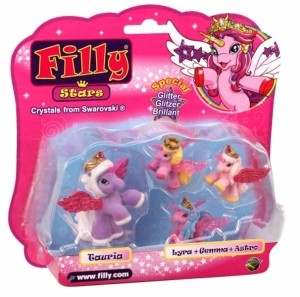 Epee FILLY STARS 4 FIGURKI MAMA I TRÓJKA DZIECI Z KRYSZTAŁKAMI