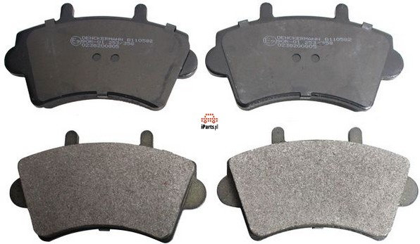 DENCKERMANN Klocki hamulcowe - komplet B110582