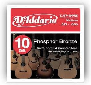 DAddario D´Addario EJ17-10P struny do gitary akustycznej