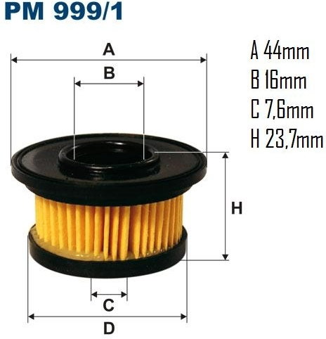 FILTRON PM 999/1 Samochodowe instalacje gazowe