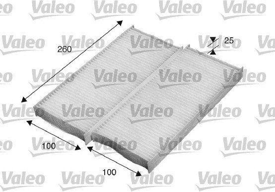 Valeo Filtr, przewietrzanie przestrzeni pasażerskiej 715520