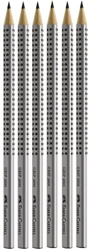 Faber-Castell Grip 2001 ołówki, zestaw 6 sztuk 117697