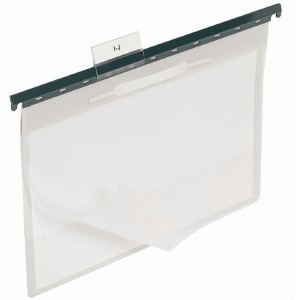 Durable Teczka zawieszana z PCW, z wąsami i kieszenią