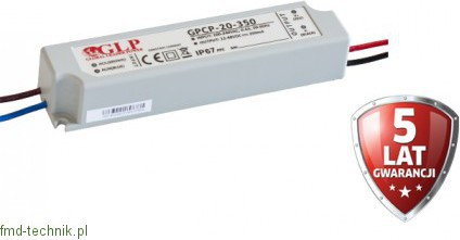 GLP Zasilacz prądowy z PFC GPCP-20-700