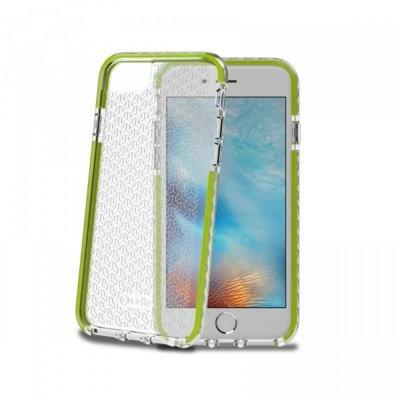 Celly HEXAGON COVER IPHONE 7 STYL I ULTRA OCHRONA ZIELONY (HEXAGON800GN)