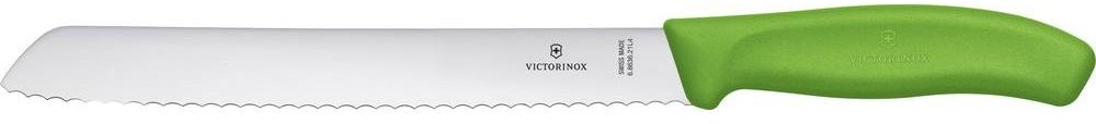 Victorinox Nóż do chleba zielony SwissClassic 6.8636.21L4B