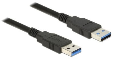 Delock Kabel USB 3.0 0.5m AM-AM czarny (85059)