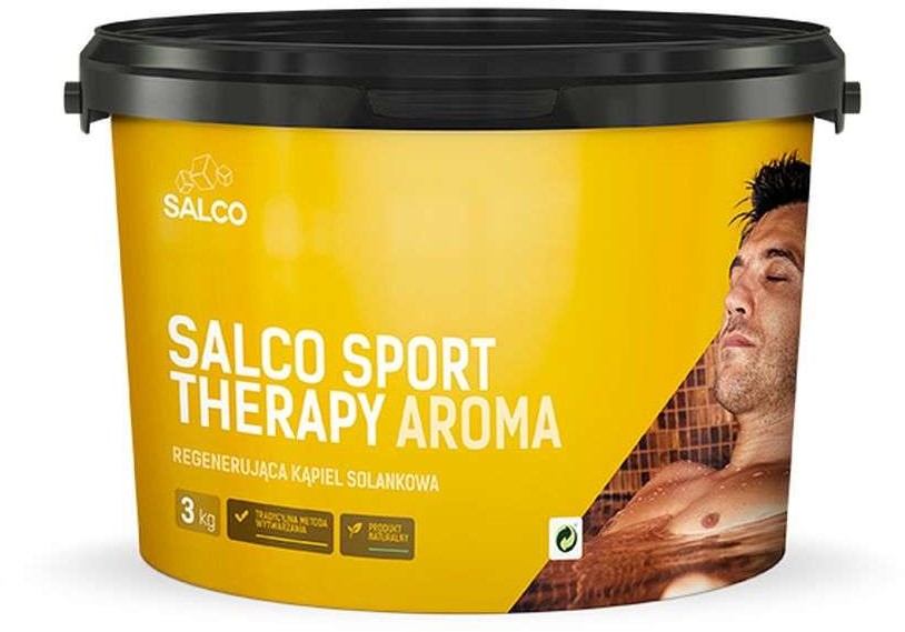 Salco Sport Therapy Aroma Eukaliptus - Regenerująca Sól Do Kąpieli (Wiaderko 3Kg)
