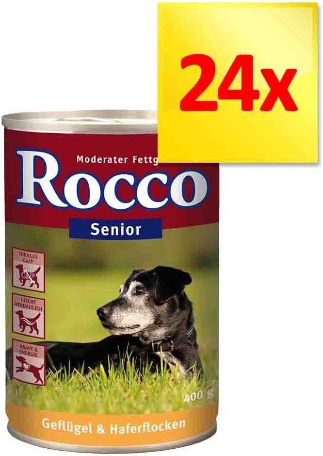Rocco Senior 24 X 400 G - 2 Smaki Mieszany