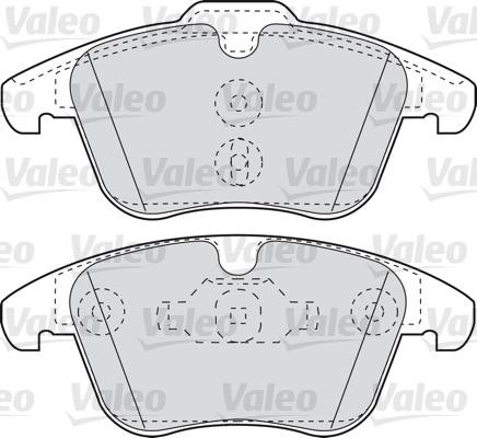 VALEO klocki hamulcowe 598879 598879