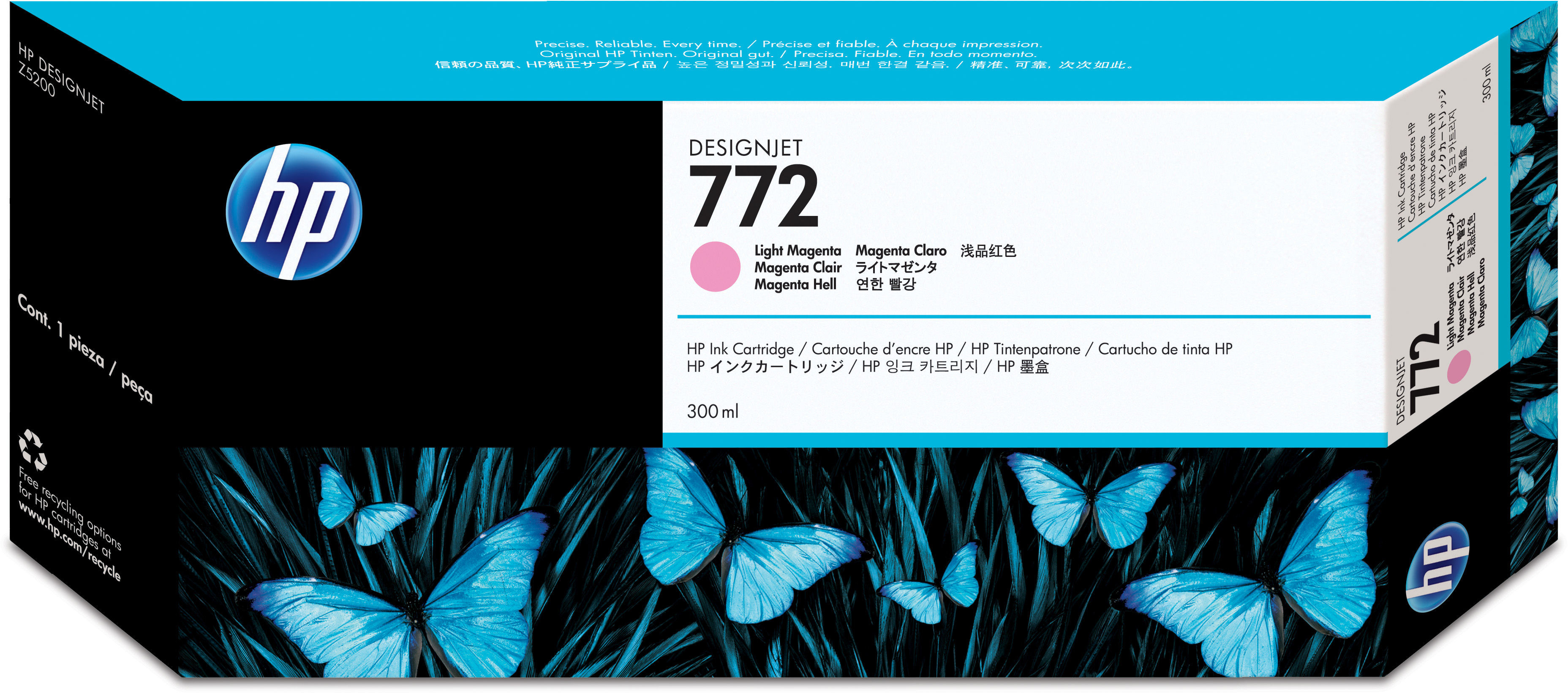 HP HP 772 300 ml Lt Mag Designjet Ink Crtg CN631A