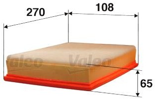 Valeo filtr powietrza panelowy 585349 - Bezpłatny zwrot do 30 dni, największy wybór produktów. 585349