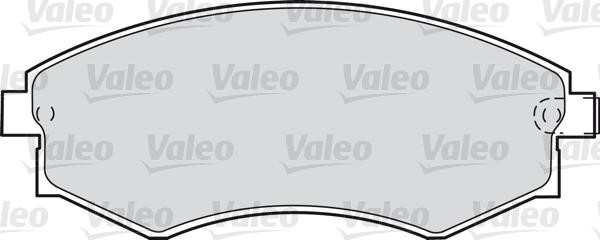 VALEO klocki hamulcowe 598051 598051