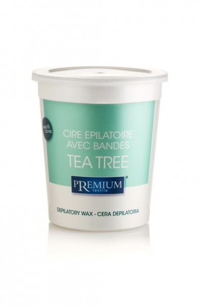 PREMIUM textile Wosk Do Depilacji Premium Tea Tree 700ml