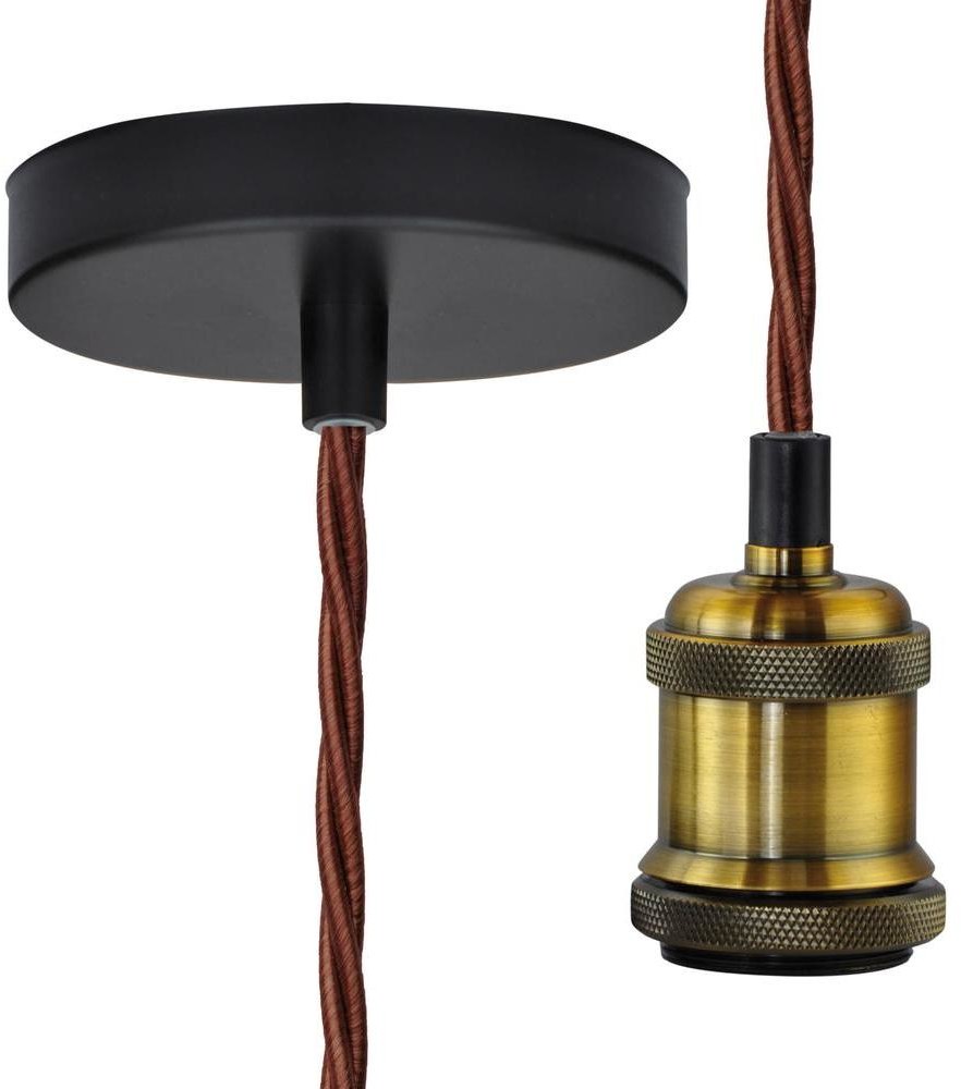 Segula Lampa wisząca Segula 50567 E27 mosiądz