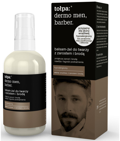 Tołpa Dermo Men Barber Balsamy-żel do twarzy z zarostem lub brodą 75ml