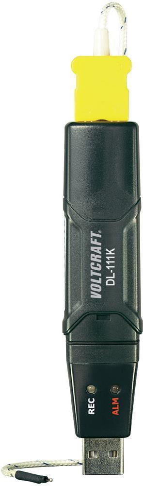 VOLTCRAFT Rejestrator danych DL-111 na USB czujnik typu K 32 tys. Rec -200 do 13 (DL-111K)