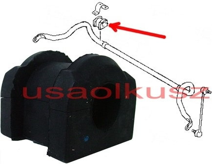 ROZNI Tuleja guma przedniego stabilizatora 22mm Mitsubishi ASX / RVR