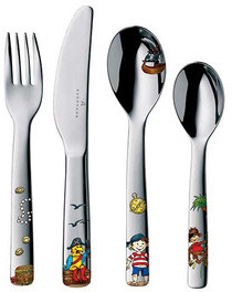 Auerhahn Zestaw sztućców dla dzieci Pirat Paddy 4 el. 6060106