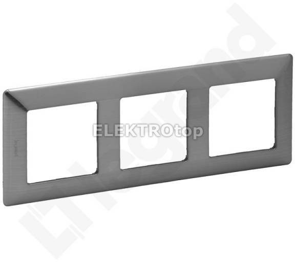 Legrand 754153VALENA LIFE RAMKA X3 STALOWY
