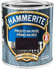 Hammerite farba na rdzę czarny młotkowy 2.5L